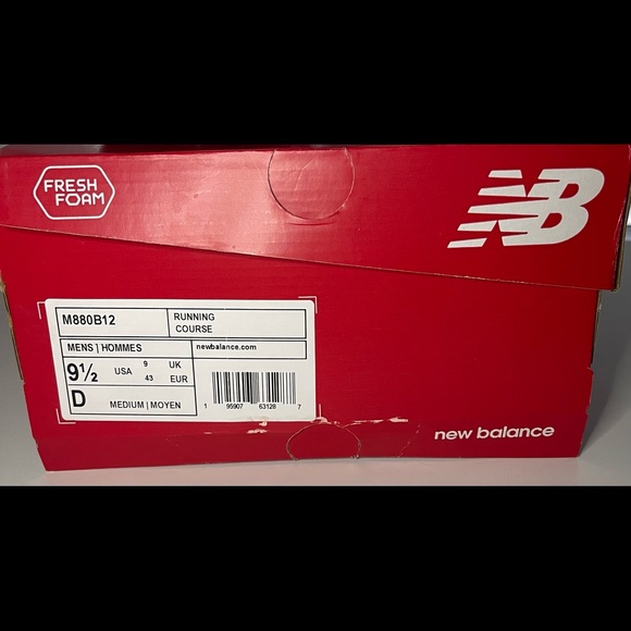 Gently worn New Balance Men’s 880v12 with box - Picture 3 of 10